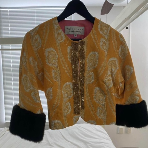 Trina Turk Embroidered Jacket - Picture 1 of 2
